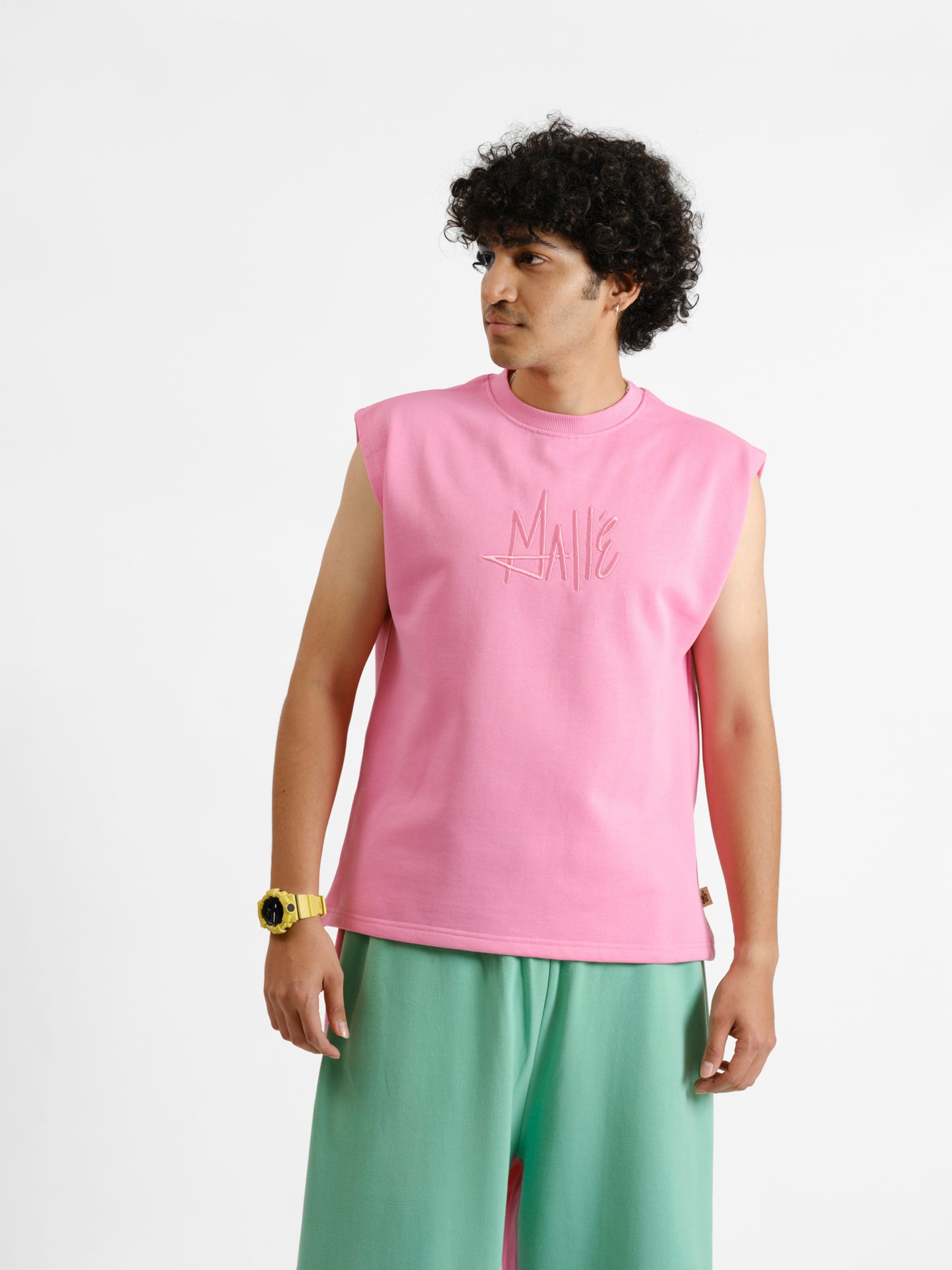 Malle Bubblegum Sleeveless Tank Top