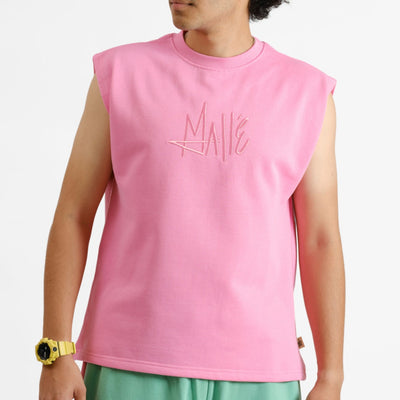 Malle Bubblegum Sleeveless Tank Top