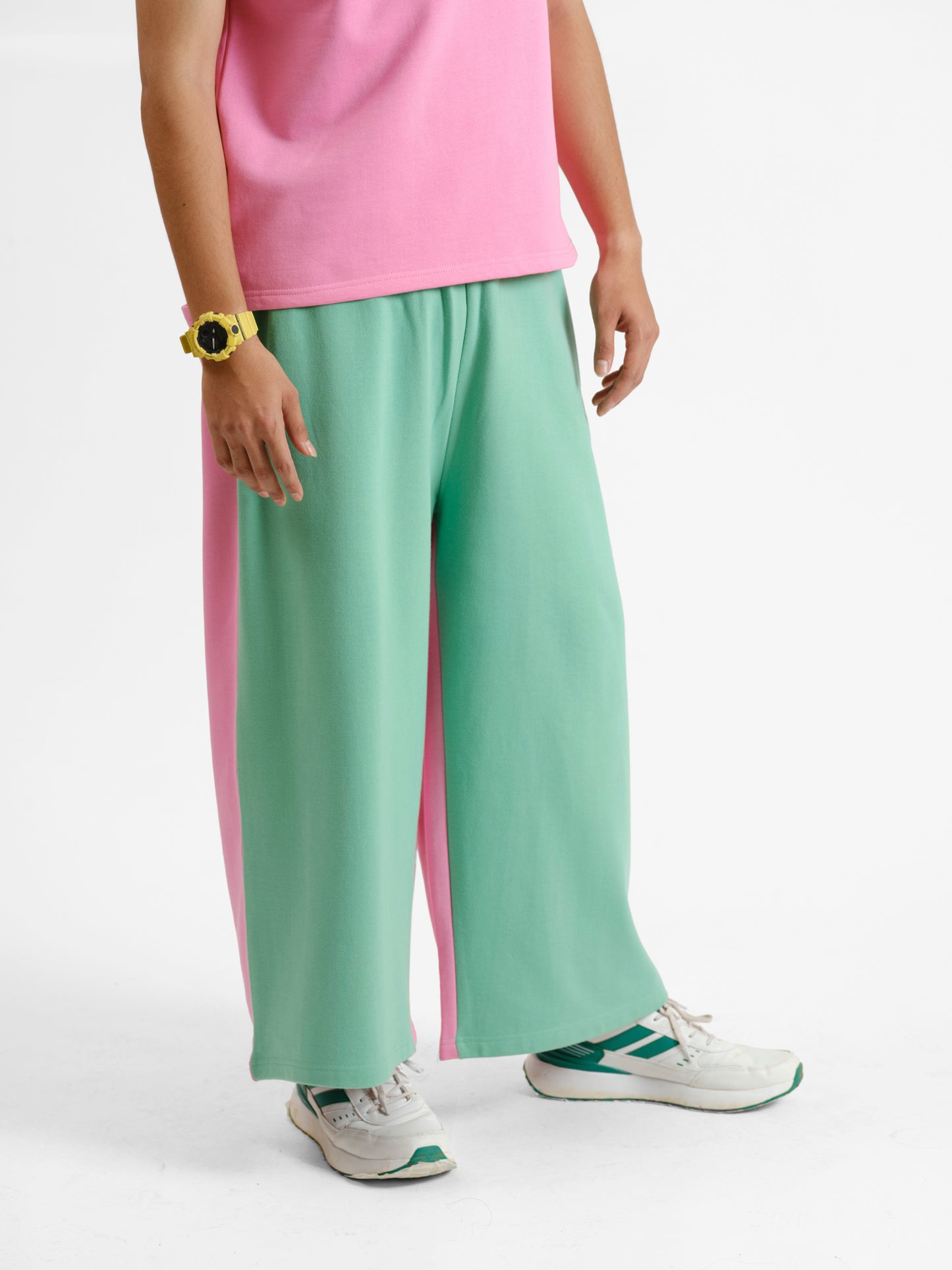 Malle Grapefruit Wide Leg Pants