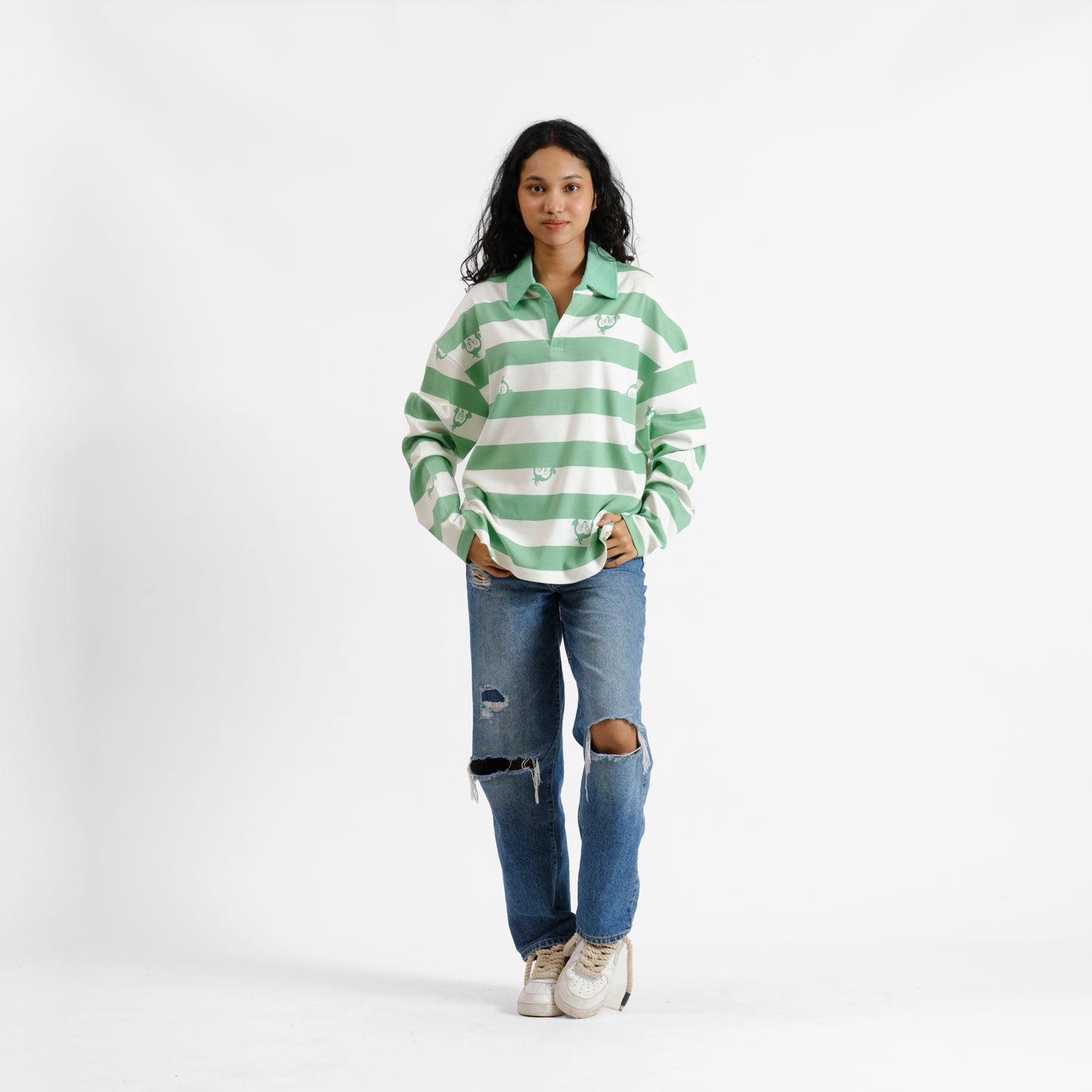 Malle Monkeying Around Full-Sleeved Polo