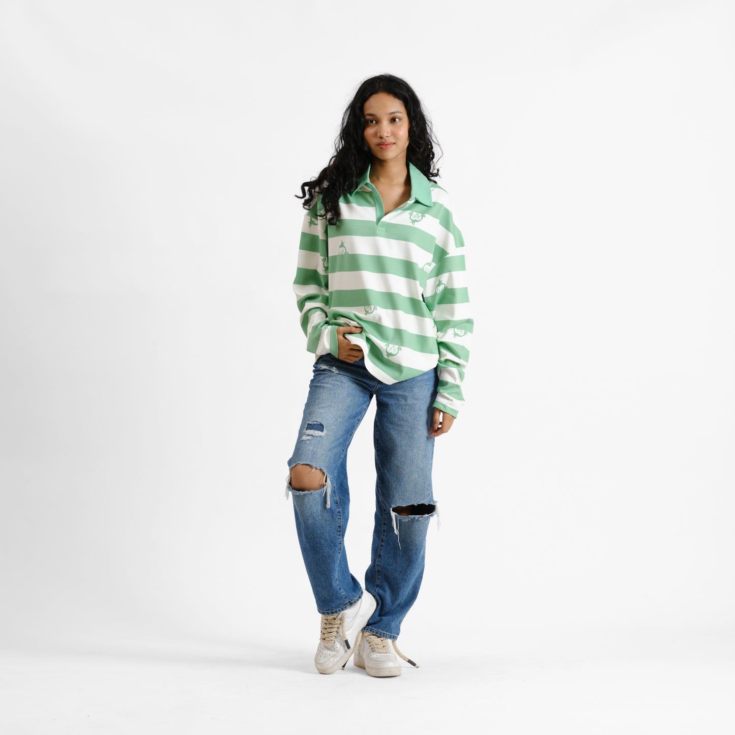 Malle Monkeying Around Full-Sleeved Polo