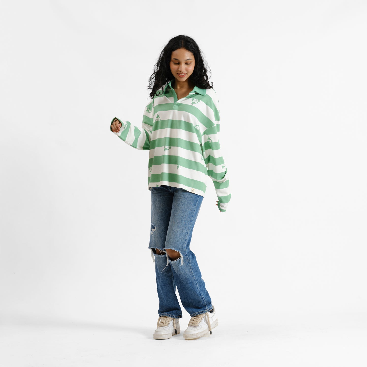 Malle Monkeying Around Full-Sleeved Polo