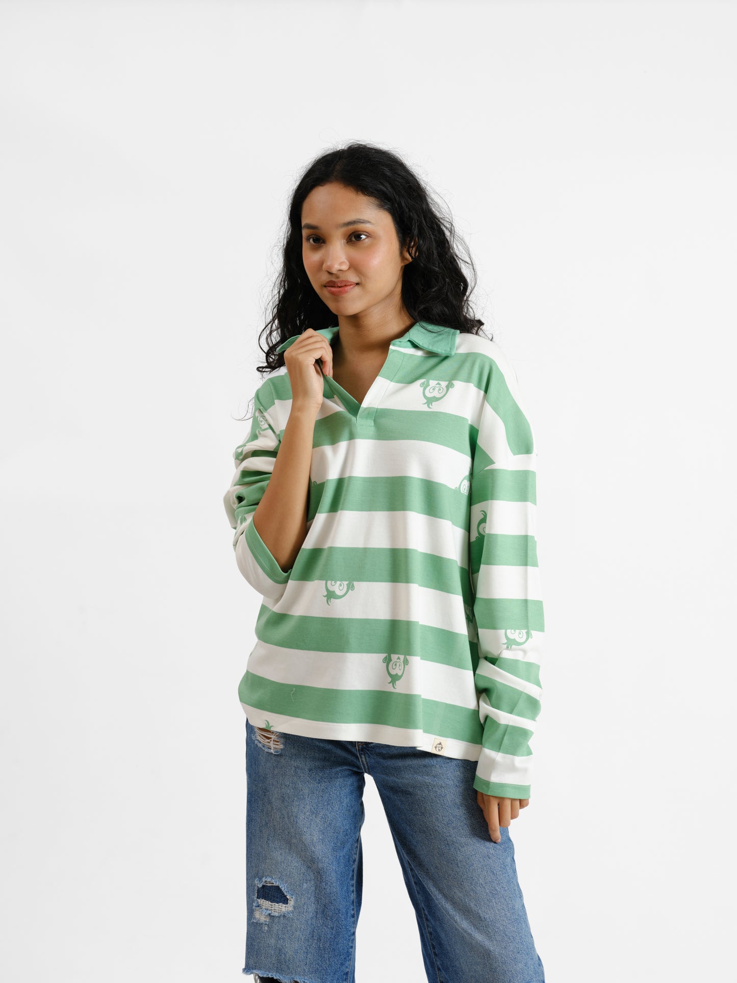 Malle Monkeying Around Full-Sleeved Polo