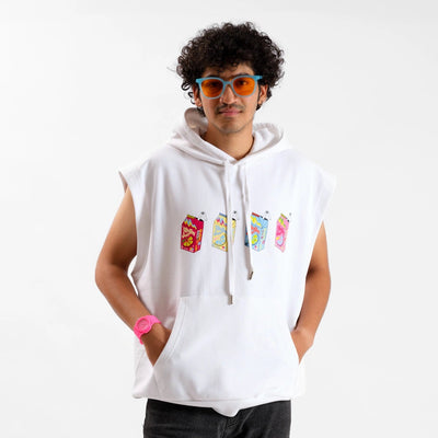 Malle Dragonfruit Sleeveless Hoodie