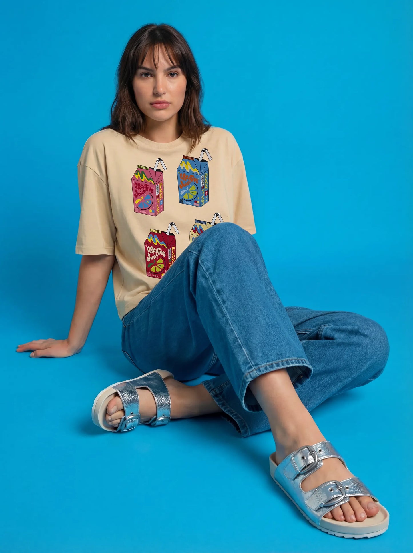 cream women model