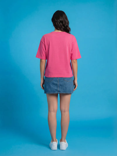 pink women model