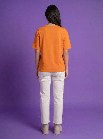 orange women model