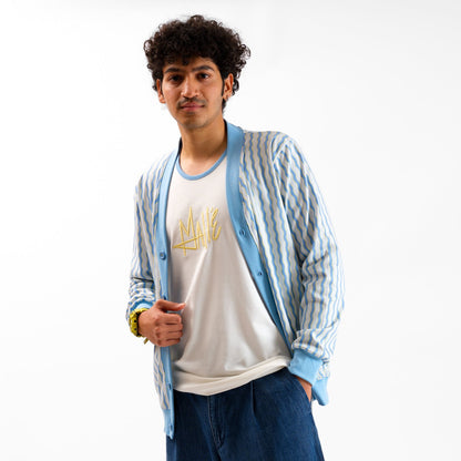 mallé button cardigan for men