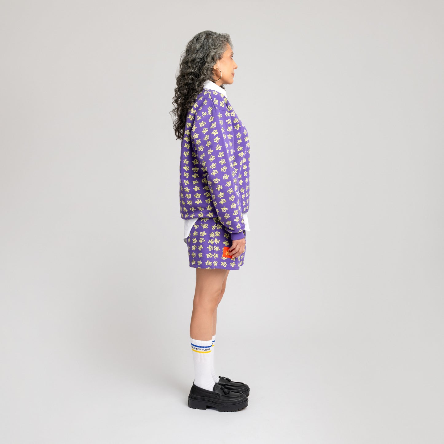 Malle Floral Purple Sweatshirt
