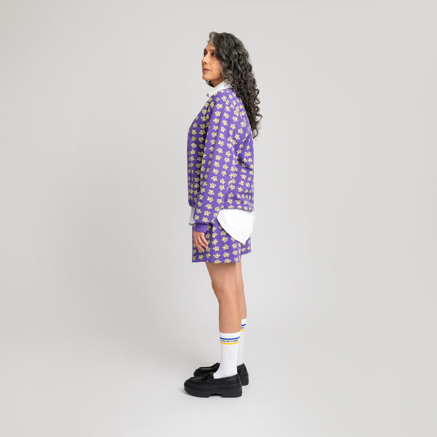 Malle Floral Purple Sweatshirt