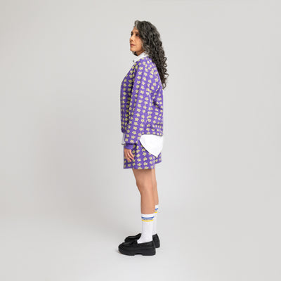 Malle Floral Purple Sweatshirt