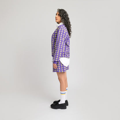 Malle Floral Purple Sweatshirt