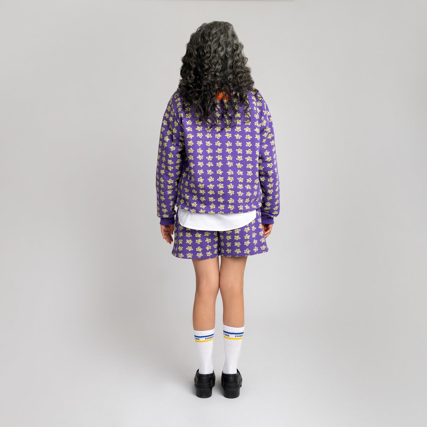 Malle Floral Purple Sweatshirt