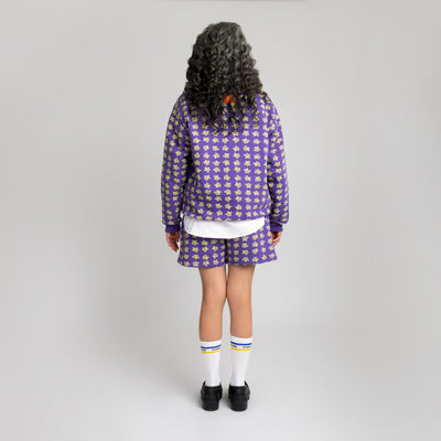 Malle Floral Purple Sweatshirt