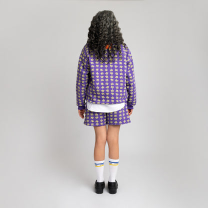 Malle Floral Purple Sweatshirt