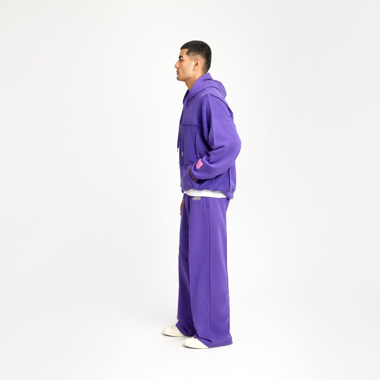 Malle Cut-N-Sew Purple Wide Leg Pants