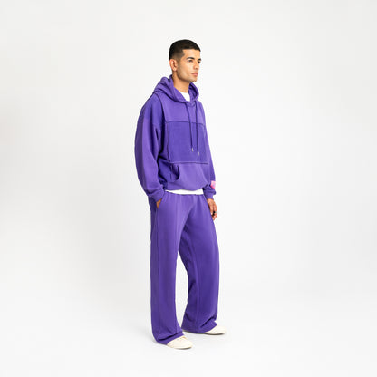 Malle Cut-N-Sew Purple Wide Leg Pants