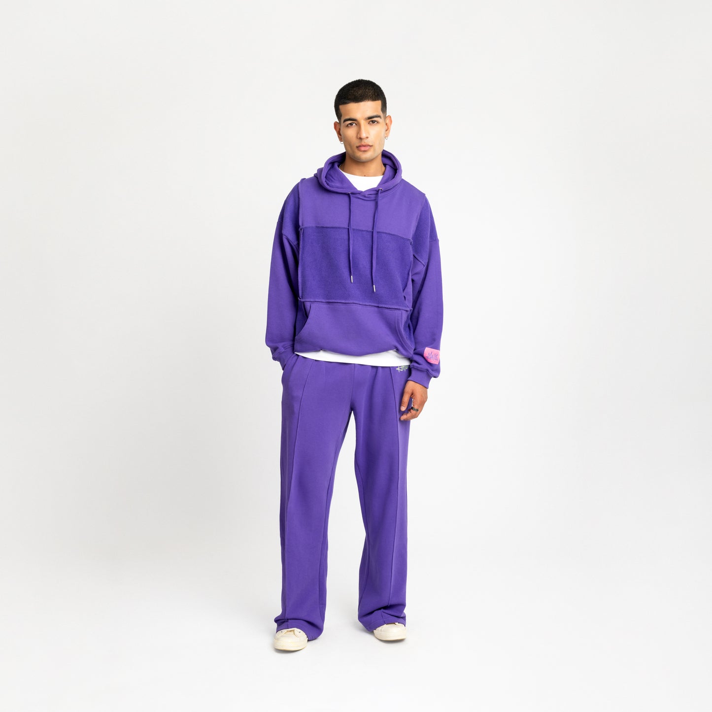 Malle Cut-N-Sew Purple Wide Leg Pants