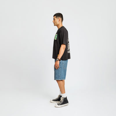 Malle Anxiety Gang Black Oversized T-Shirt