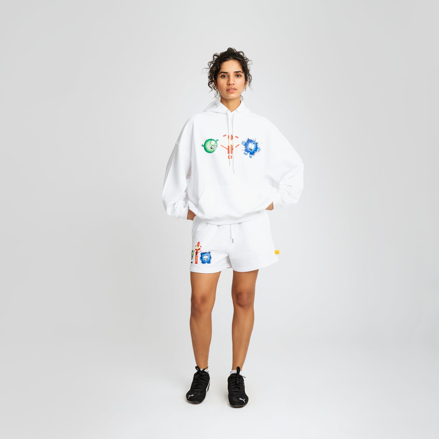 Malle Anxiety Gang Ecru Hoodie