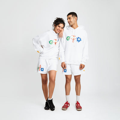 Malle Anxiety Gang Ecru Hoodie