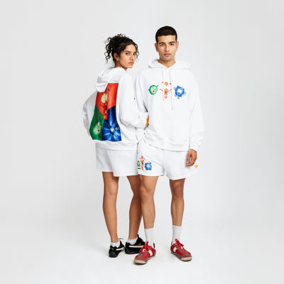Malle Anxiety Gang Ecru Hoodie