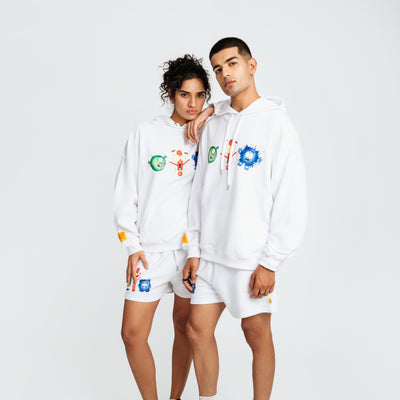 Malle Anxiety Gang Ecru Hoodie