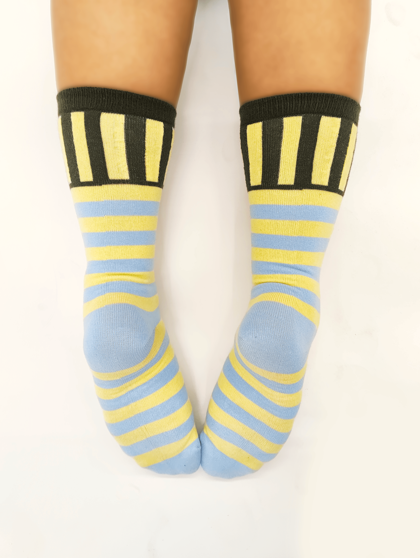 Malle Striped Sapphire Socks